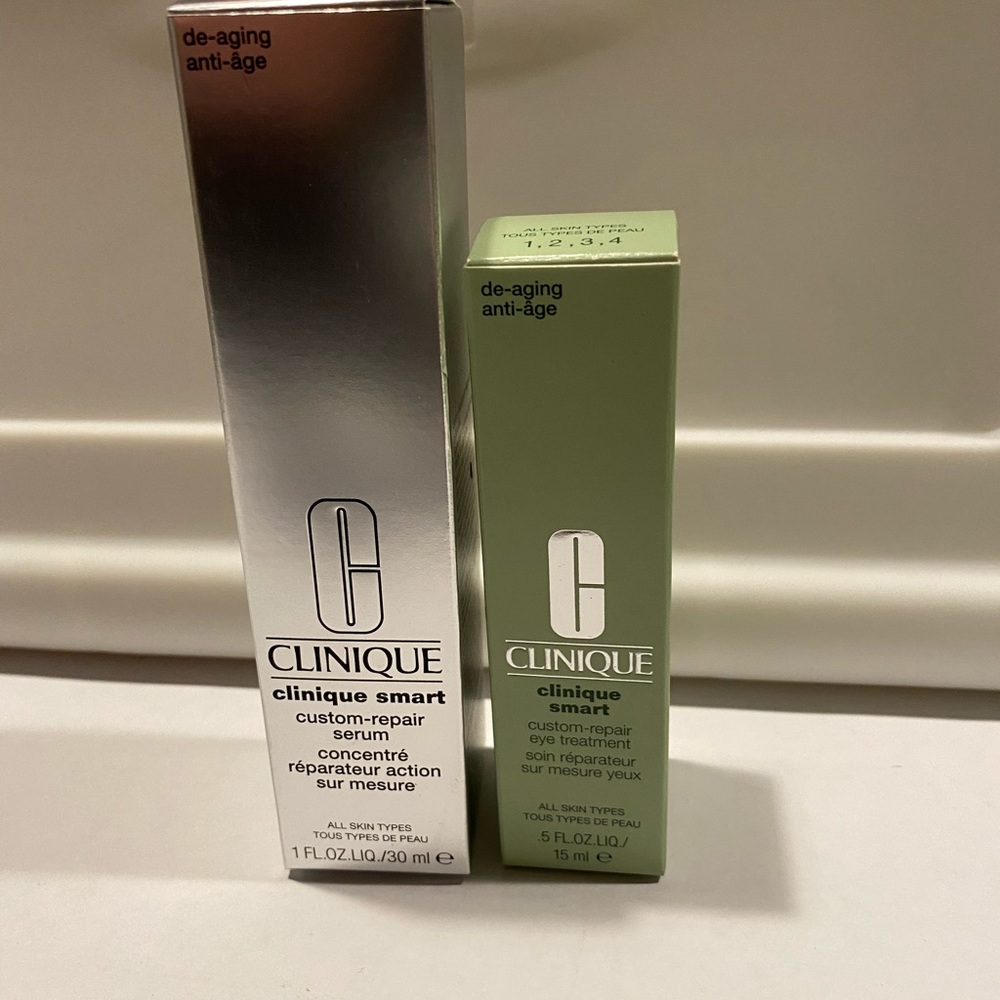 Clinique DUO custom Smart face Serum and Eye serum
